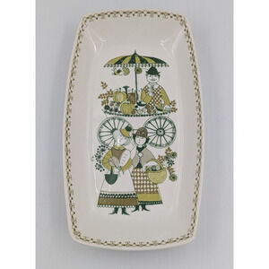 Market by Figgjo Turi Design Norway Relish Dish Tray Rectangle Plate 10"